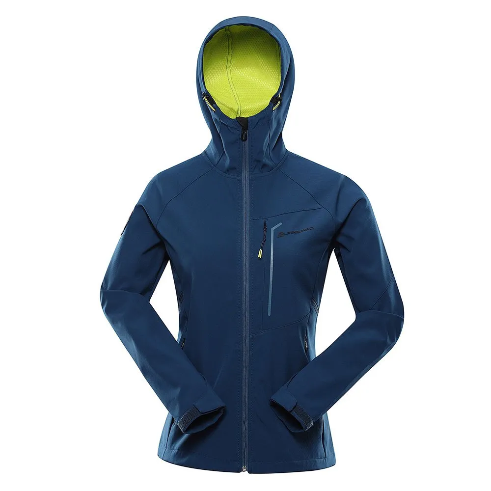 Alpine Pro Esprita Softshelljack Blauw