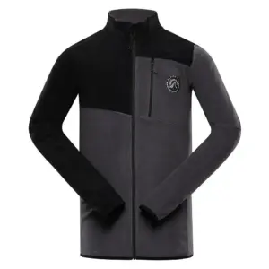 Alpine Pro Gres Fleece Met Volledige Rits Zwart