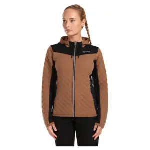 Kilpi Nevia Fleece Met Volledige Rits Bruin
