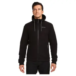 Kilpi Siat Fleece Met Kap Zwart