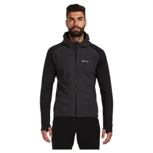 Kilpi Versam Fleece Met Volledige Rits Zwart