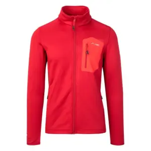 Elbrus Nomi Fleecetec Sweatshirt Met Rits Chili Pepper / Flame Scarlet
