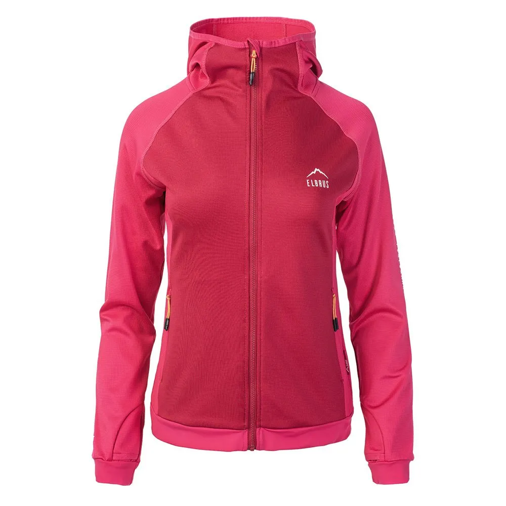 Elbrus Roen Sweatshirt Met Rits Roze