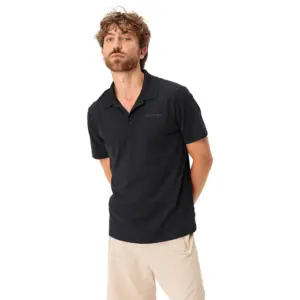 Vaude Essential Polo Korte Mouw Poloshirt Zwart