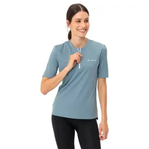 Vaude Bike Tremalzo Q-zip T-shirt Met Korte Mouwen Blauw