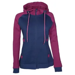 Lhotse Olga Sweatshirt Met Rits Marineblauw