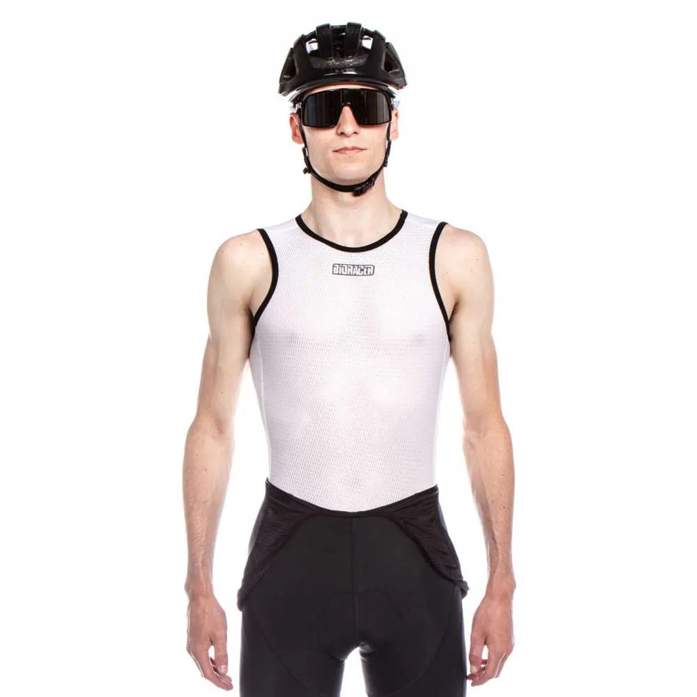 Bioracer Ns Mouwloos Basislaag Wit