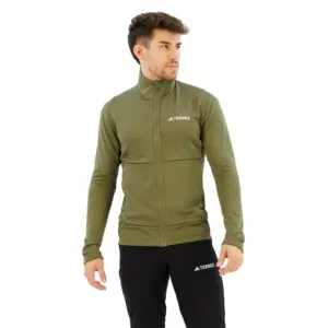 Adidas Mt Lt Fleece Met Volledige Rits Olijf