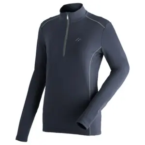 Maier Sports Midlayer Jenna Rec Fleece Met Halve Rits Blauw