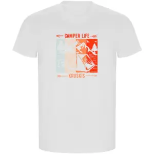 Kruskis Camper Life Eco T-shirt Met Korte Mouwen Wit