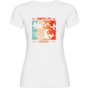 Kruskis Camper Life T-shirt Met Korte Mouwen Wit