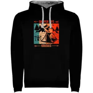 Kruskis Camper Life Two-colour Hoodie Zwart