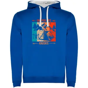 Kruskis Camper Life Two-colour Hoodie Blauw