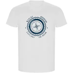 Kruskis Compass Eco T-shirt Met Korte Mouwen Wit