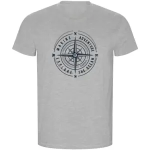 Kruskis Compass Rose Eco T-shirt Met Korte Mouwen Grijs
