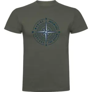 Kruskis Compass Rose T-shirt Met Korte Mouwen Groen