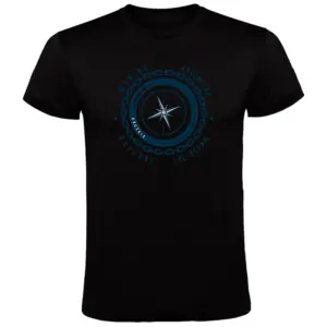 Kruskis Compass T-shirt Met Korte Mouwen Zwart