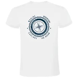 Kruskis Compass T-shirt Met Korte Mouwen Wit