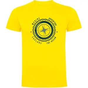 Kruskis Compass T-shirt Met Korte Mouwen Geel