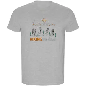 Kruskis Hiking Nature Eco T-shirt Met Korte Mouwen Grijs