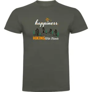 Kruskis Hiking Nature T-shirt Met Korte Mouwen Groen