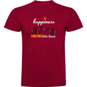 Kruskis Hiking Nature T-shirt Met Korte Mouwen Rood