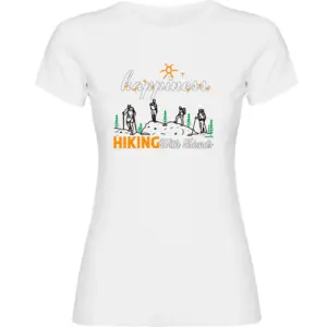 Kruskis Hiking Nature T-shirt Met Korte Mouwen Wit