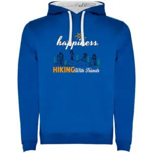 Kruskis Hiking Nature Two-colour Hoodie Blauw
