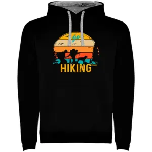 Kruskis Hiking Two-colour Hoodie Zwart