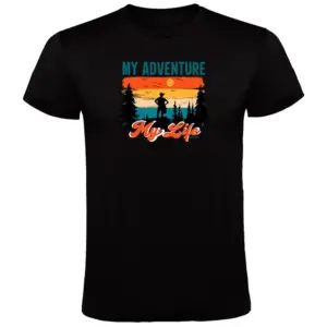 Kruskis My Adventure T-shirt Met Korte Mouwen Zwart
