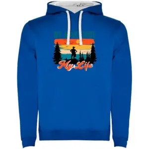 Kruskis My Adventure Two-colour Hoodie Blauw