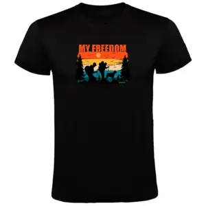 Kruskis My Freedom T-shirt Met Korte Mouwen Zwart