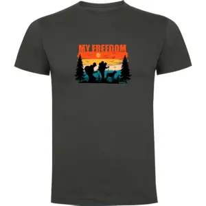 Kruskis My Freedom T-shirt Met Korte Mouwen Grijs
