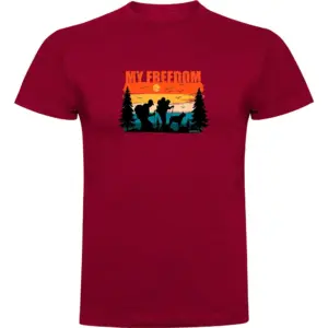 Kruskis My Freedom T-shirt Met Korte Mouwen Rood