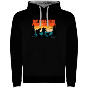 Kruskis My Freedom Two-colour Hoodie Zwart