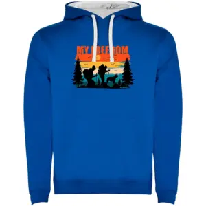 Kruskis My Freedom Two-colour Hoodie Blauw