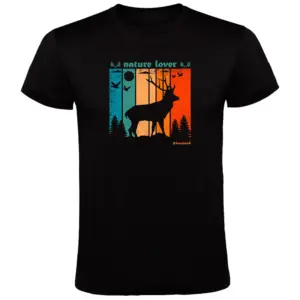 Kruskis Nature Lover T-shirt Met Korte Mouwen Zwart