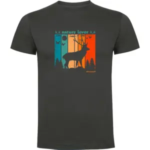Kruskis Nature Lover T-shirt Met Korte Mouwen Grijs