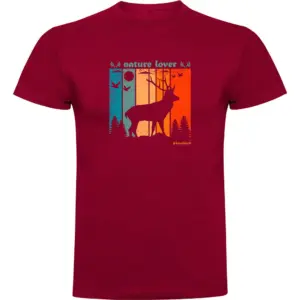 Kruskis Nature Lover T-shirt Met Korte Mouwen Rood
