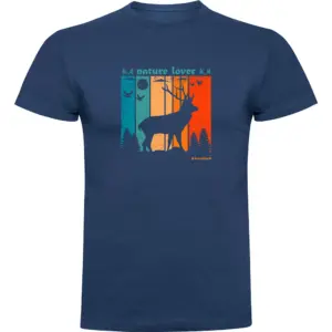 Kruskis Nature Lover T-shirt Met Korte Mouwen Blauw