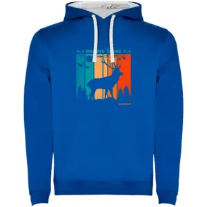 Kruskis Nature Lover Two-colour Hoodie Blauw