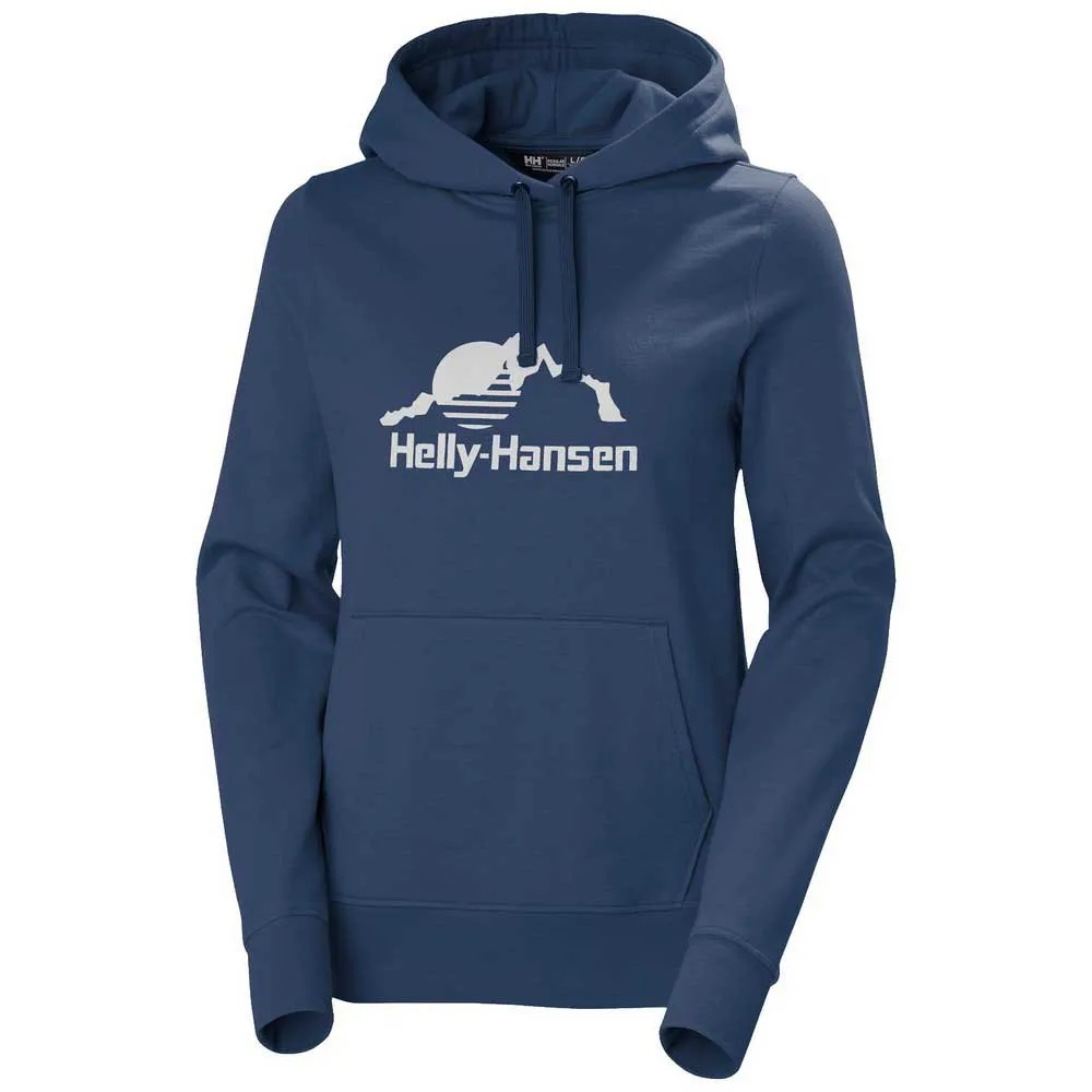 Helly Hansen Nord Graphic Hoodie Blauw