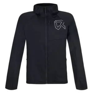 Rock Experience Arrows Fleece Met Kap Caviar