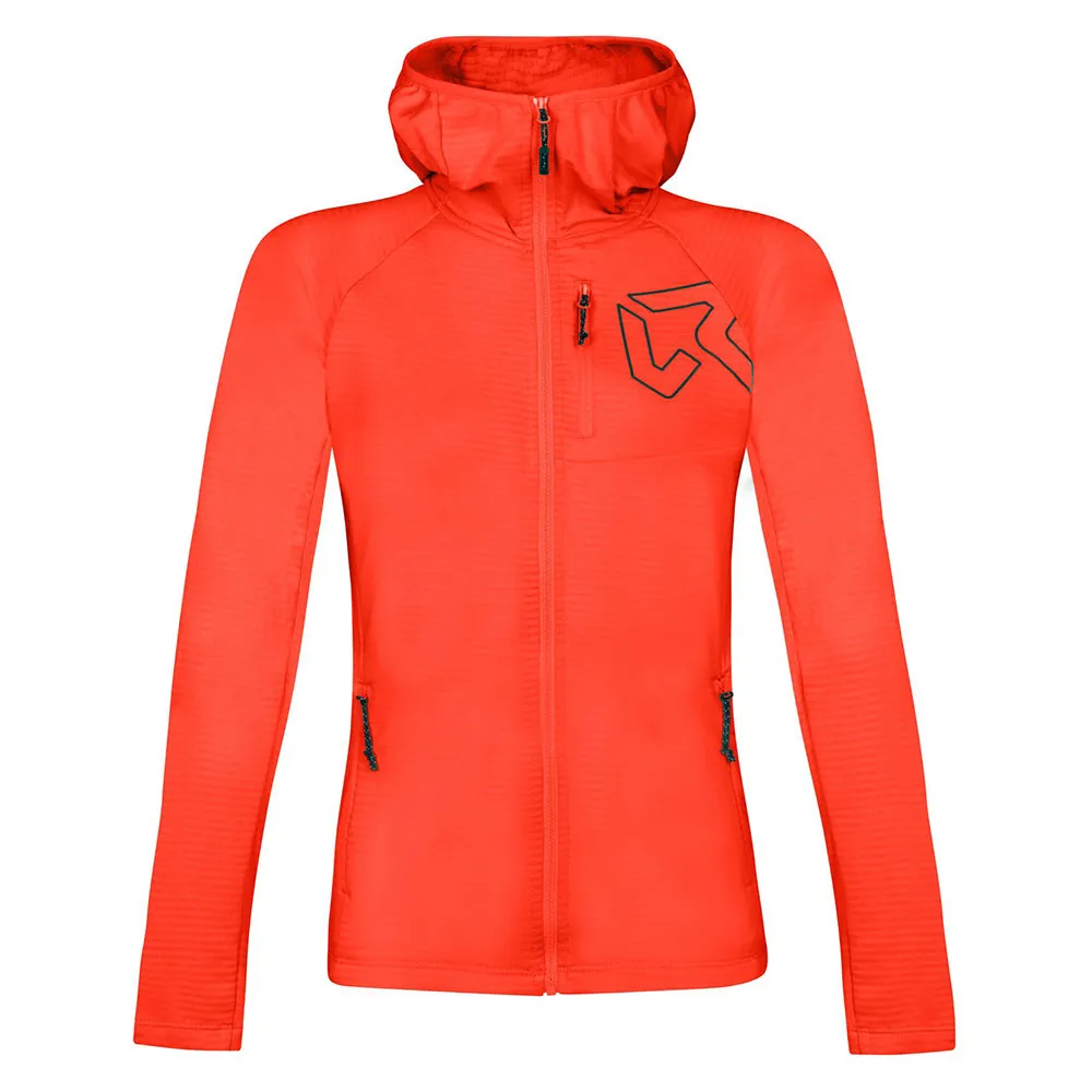Rock Experience Arrows Fleece Met Kap Koraal