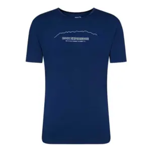 Rock Experience Echo Wall T-shirt Met Korte Mouwen Blauw