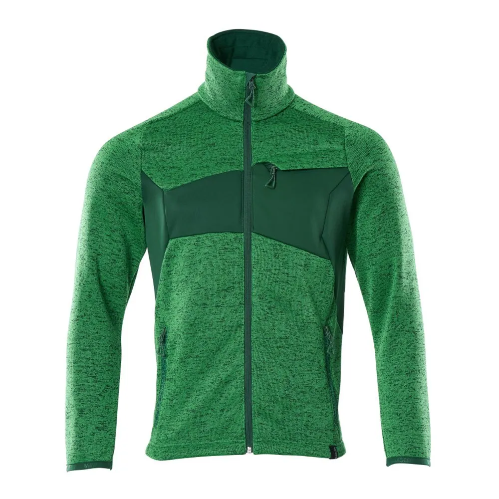 Mascot Accelerate 18105 Sweatshirt Met Rits Groen