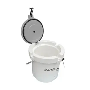 Makala Gs50250 20l Round Harde Draagbare Koeler Grijs