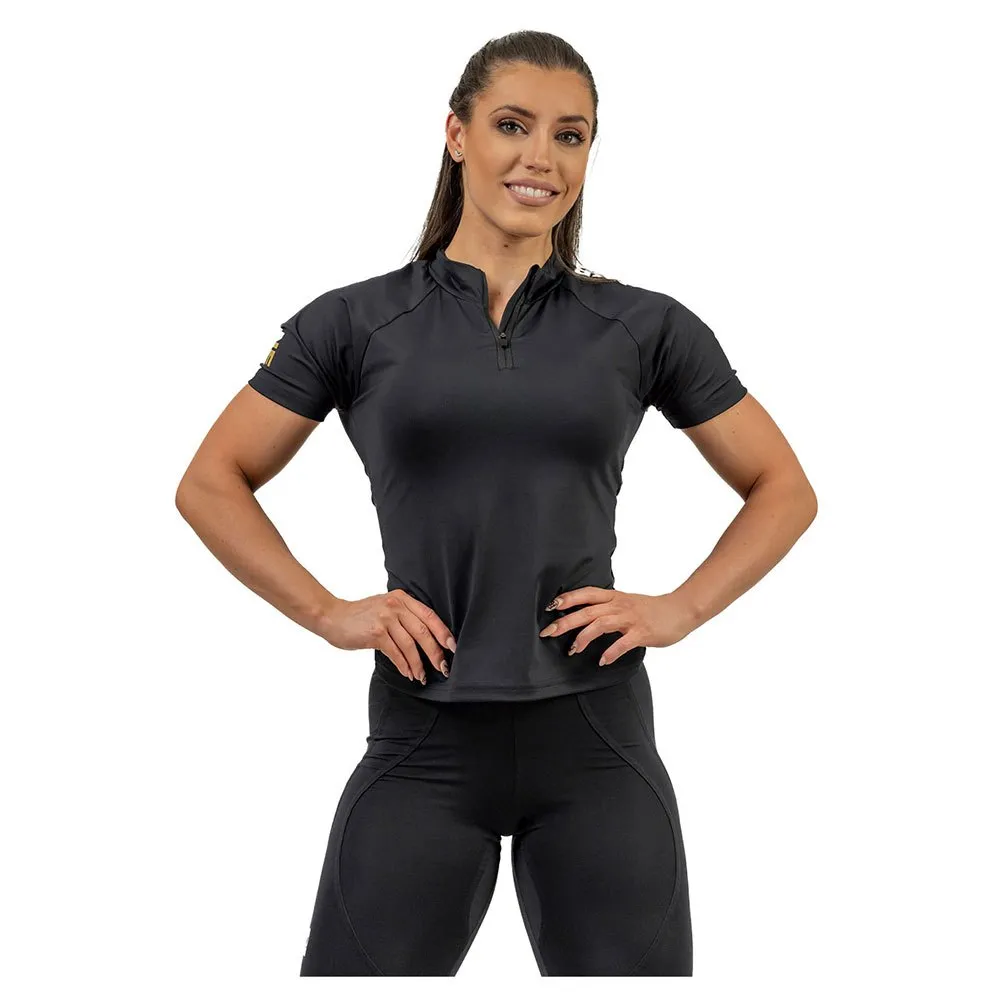 Nebbia Zipper Intense Ultimate Compression Korte Mouwen Basislaag Zwart