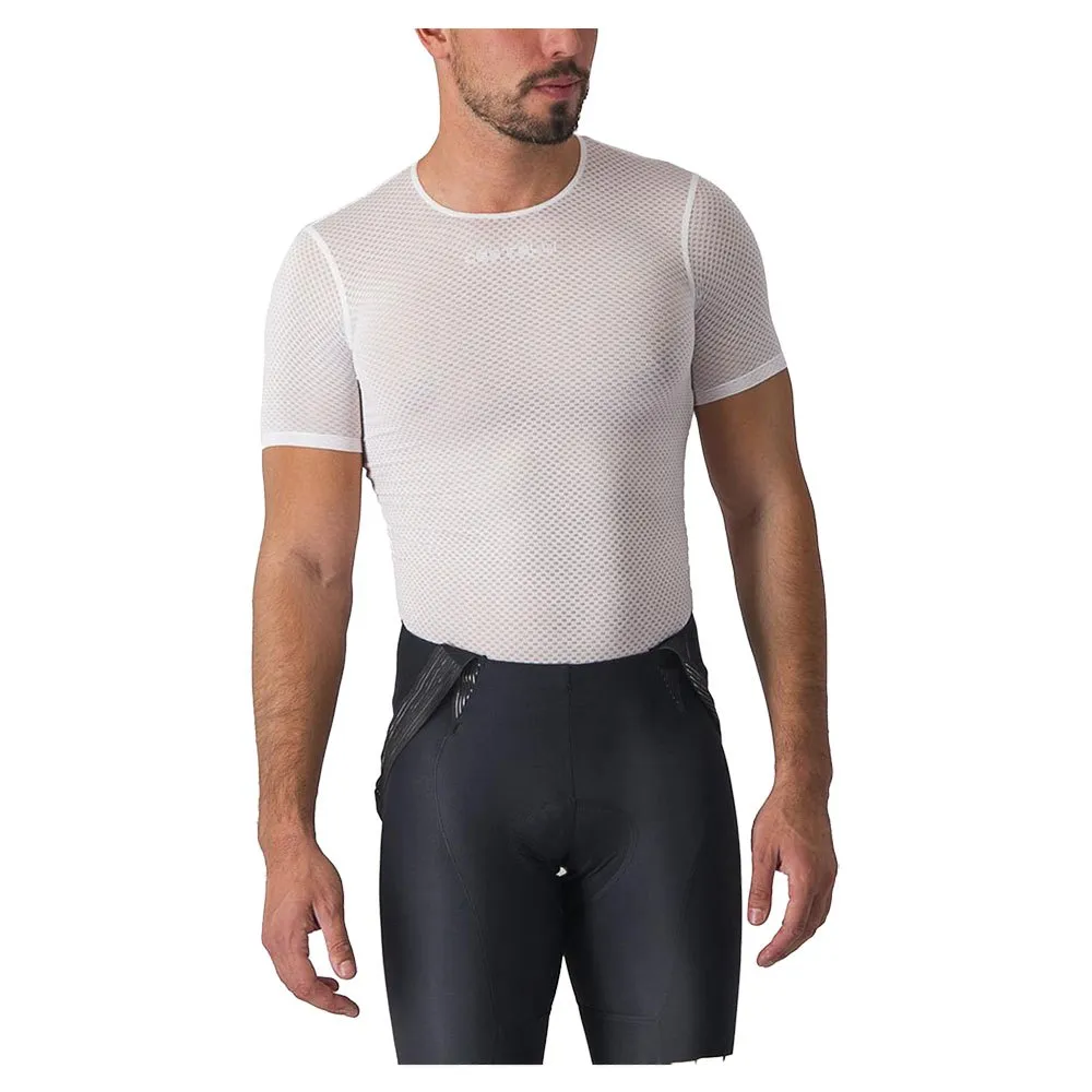 Castelli Pro Mesh 2.0 Korte Mouwen Basislaag Wit