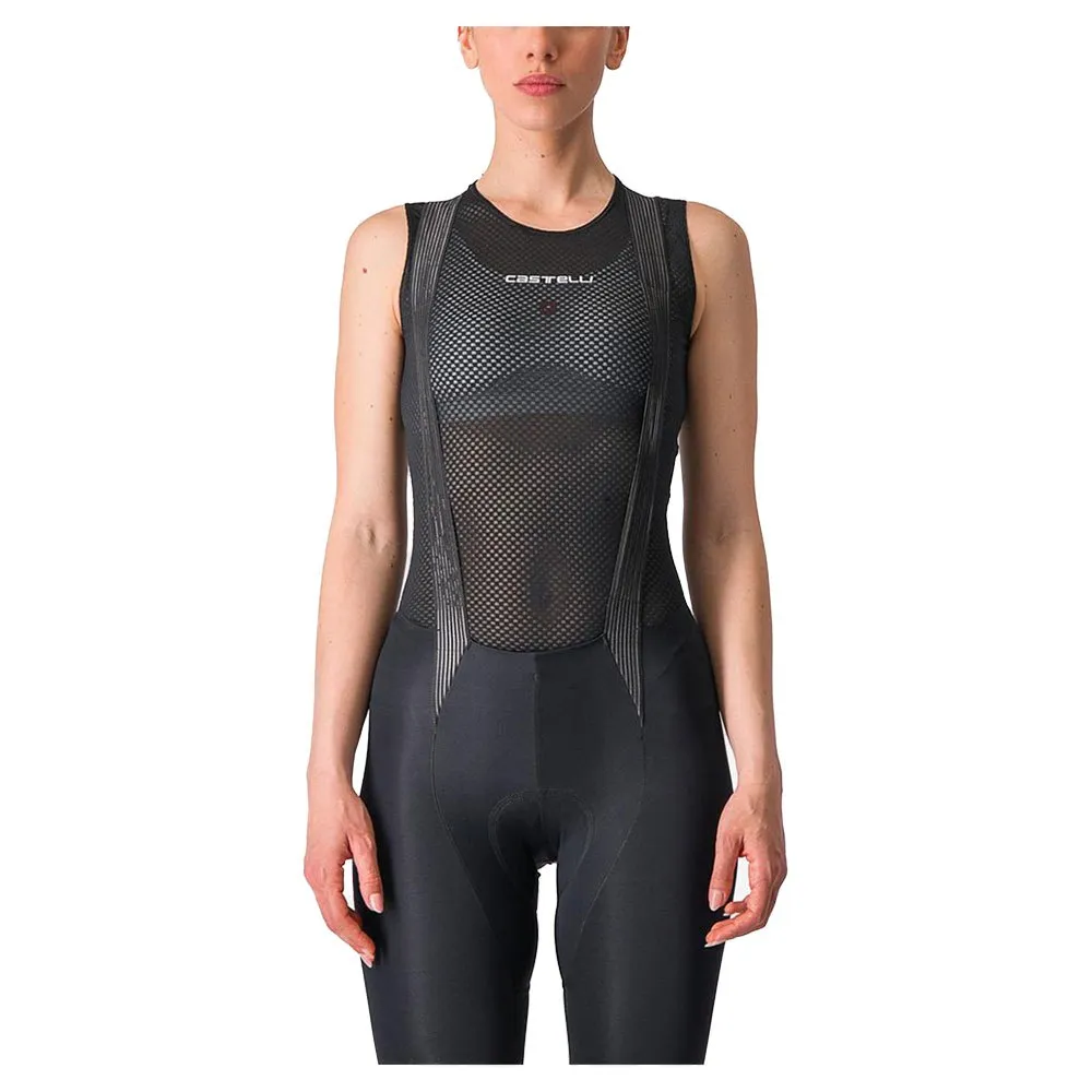 Castelli Pro Mesh Mouwloos Basislaag Zwart
